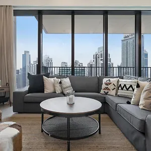 Breathtaking Views From Dt With Terrace Apartment Dubai